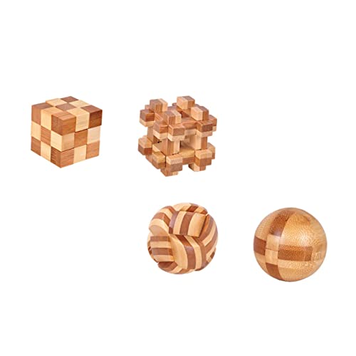 HEALSOPTHY 4 Stück Teiliges Bambus Ming Schloss Kreatives Holzpuzzle Konzentration und Intelligenz Pädagogisches Montessori Lernspielzeug für Kleinkinder und Ab Jahren HEALSOPTHY 4 Stück Teiliges Bambus Ming Schloss Kreatives Holzpuzzle Konzentration und Intelligenz Pädagogisches Montessori Lernspielzeug für Kleinkinder und Ab Jahren von HEALSOPTHY