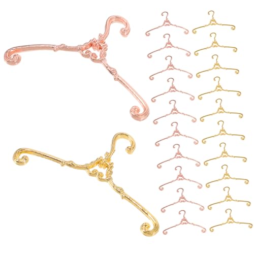 HEALSOPTHY 40 Stück Teiliges Miniatur kleiderbügel aus Metall in Vintage Stil Kleine Puppen kleiderbügel für Puppenhaus Kompakte Robuste Mini kleiderstangen in Gold und Roségold zur HEALSOPTHY 40 Stück Teiliges Miniatur kleiderbügel aus Metall in Vintage Stil Kleine Puppen kleiderbügel für Puppenhaus Kompakte Robuste Mini kleiderstangen in Gold und Roségold zur von HEALSOPTHY