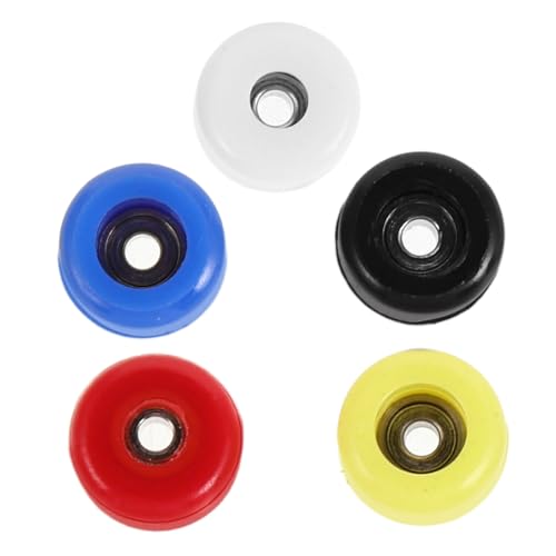 HEALSOPTHY 5 Stück Finger Skateboard Räder Robuste Räder Reparaturteilräder Mit Lager Wiederverwendbare Räder Praktische Räder Mini Skateboard Lagerräder von HEALSOPTHY