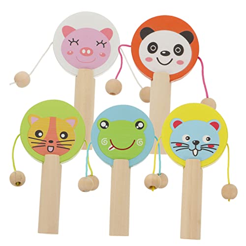 HEALSOPTHY 5 Stück Holz Orff Instrument Teilig Musikspielzeug Bunte Cartoon Muster Pädagogisch Ab Jahre Montessori Holzspielzeug für Mädchen Jungen HEALSOPTHY 5 Stück Holz Orff Instrument Teilig Musikspielzeug Bunte Cartoon Muster Pädagogisch Ab Jahre Montessori Holzspielzeug für Mädchen Jungen von HEALSOPTHY
