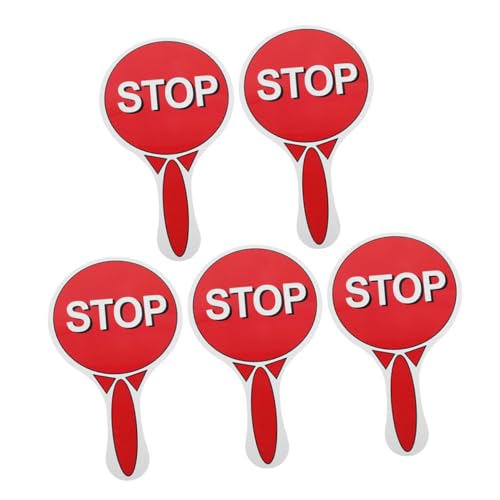 HEALSOPTHY 5 Stück Teiliges Doppelseitiges Stop-go-Verkehrsschild für Roten und Grünen Signalleuchten Leichtes Handliches Verkehrssicherheitsspielzeug für Kindergarten Grundschulspiele HEALSOPTHY 5 Stück Teiliges Doppelseitiges Stop-go-Verkehrsschild für Roten und Grünen Signalleuchten Leichtes Handliches Verkehrssicherheitsspielzeug für Kindergarten Grundschulspiele von HEALSOPTHY