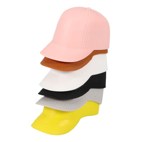 HEALSOPTHY 6 Stück Teiliges Miniatur Duckbill Mützen für Puppen Bunte Kunststoff Deko DIY Hüte Realistische Puppenzubehör für Puppenhaus und Fotorequisiten HEALSOPTHY 6 Stück Teiliges Miniatur Duckbill Mützen für Puppen Bunte Kunststoff Deko DIY Hüte Realistische Puppenzubehör für Puppenhaus und Fotorequisiten von HEALSOPTHY