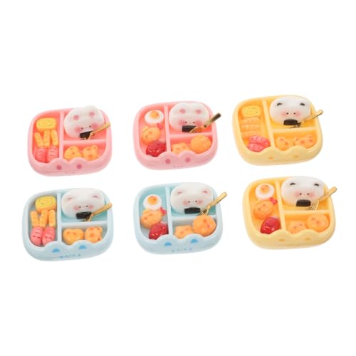 HEALSOPTHY 6 Stück Teiliges Miniatur Japanisches Essensmodell aus Resin Detailreiche Miniatur Bento Boxen Vielseitig für Puppenhausdekoration und Micro Szene Gestaltung HEALSOPTHY 6 Stück Teiliges Miniatur Japanisches Essensmodell aus Resin Detailreiche Miniatur Bento Boxen Vielseitig für Puppenhausdekoration und Micro Szene Gestaltung von HEALSOPTHY