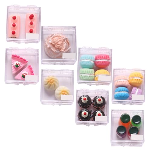 HEALSOPTHY 8 Sätze Teiliges Mini Dessert Modell Set Realistische Miniatur Spiellebensmittel für Puppenhaus Detailreiche Mini Kuchen Brot und Donut Dekorationen Geeignet als Zubehör für HEALSOPTHY 8 Sätze Teiliges Mini Dessert Modell Set Realistische Miniatur Spiellebensmittel für Puppenhaus Detailreiche Mini Kuchen Brot und Donut Dekorationen Geeignet als Zubehör für von HEALSOPTHY