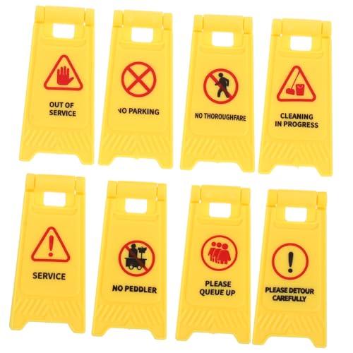 HEALSOPTHY 8 Stück Teiliges Verkehrszeichen Realistische Miniatur Warnschilder für Geeignet für Rollenspiele und Verkehrserziehung Robustes Kunststoffmaterial für Jungen und Mädchen Ab HEALSOPTHY 8 Stück Teiliges Verkehrszeichen Realistische Miniatur Warnschilder für Geeignet für Rollenspiele und Verkehrserziehung Robustes Kunststoffmaterial für Jungen und Mädchen Ab von HEALSOPTHY