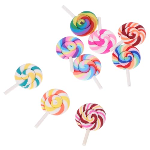 HEALSOPTHY 9 Stück Teiliges Mini Lollipop Bunte Realistische DIY Deko für Puppenhaus Geburtstagsparty Miniatur Candy Charm Lebendige Farbenfrohe Miniaturlutscher für Basteln und Dekoration HEALSOPTHY 9 Stück Teiliges Mini Lollipop Bunte Realistische DIY Deko für Puppenhaus Geburtstagsparty Miniatur Candy Charm Lebendige Farbenfrohe Miniaturlutscher für Basteln und Dekoration von HEALSOPTHY