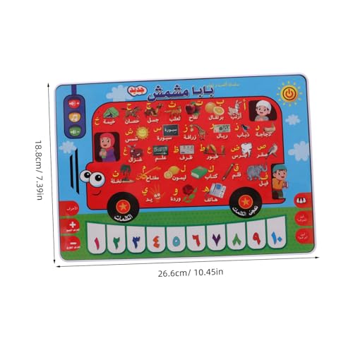 HEALSOPTHY Arabische Lernmaschine für Intelligentes Lernspielzeug Frühpädagogik Kindergarten zur Kognitiver Fähigkeiten und Selbstständigem Lesen HEALSOPTHY Arabische Lernmaschine für Intelligentes Lernspielzeug Frühpädagogik Kindergarten zur Kognitiver Fähigkeiten und Selbstständigem Lesen von HEALSOPTHY