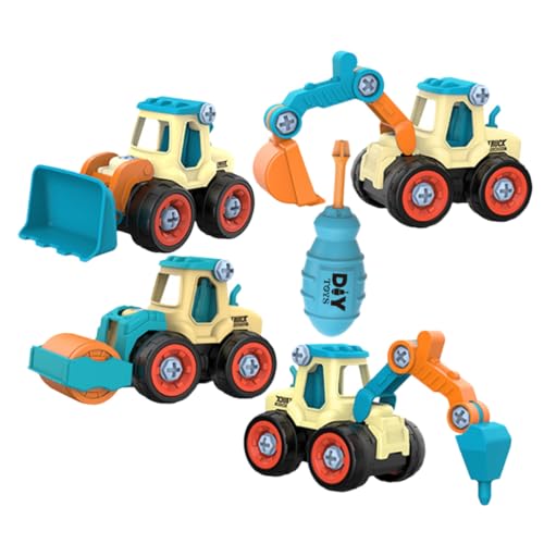 HEALSOPTHY Baufahrzeug Teilig DIY Abnehmbar Kunststoff Bagger Lastwagen mit Schraubendreher Lernspielzeug für Kreative und Motorische Entwicklung Ab Jahren HEALSOPTHY Baufahrzeug Teilig DIY Abnehmbar Kunststoff Bagger Lastwagen mit Schraubendreher Lernspielzeug für Kreative und Motorische Entwicklung Ab Jahren von HEALSOPTHY
