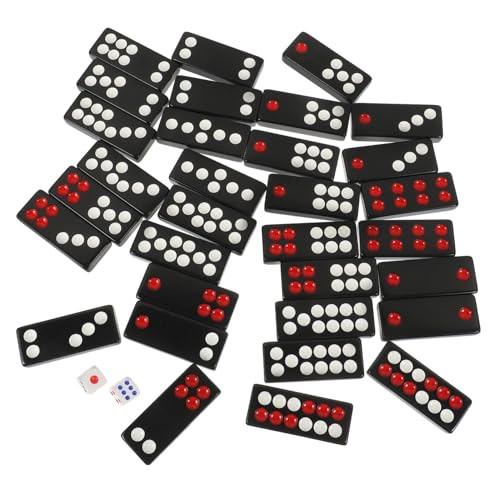 HEALSOPTHY Chinesisches Paigow Domino Brettspiel Tragbares Traditionelles Gesellschaftsspiel mit Gravierten Langlebigen Spielsteinen für Familie Freunde Party HEALSOPTHY Chinesisches Paigow Domino Brettspiel Tragbares Traditionelles Gesellschaftsspiel mit Gravierten Langlebigen Spielsteinen für Familie Freunde Party von HEALSOPTHY
