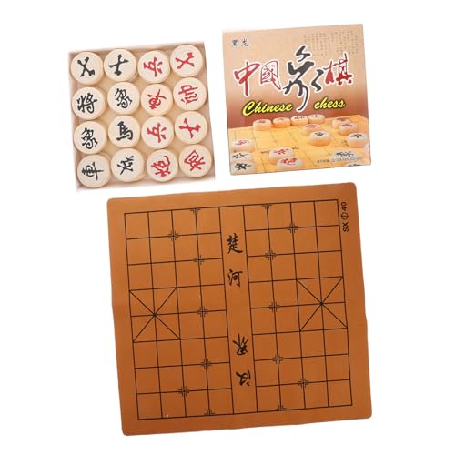 HEALSOPTHY Chinesisches Schach Set Holz Groß Faltbar mit Xiangqi Figuren Kreatives Design für Anfänger Reise Spiel für Erwachsene Strategisches Brettspiel HEALSOPTHY Chinesisches Schach Set Holz Groß Faltbar mit Xiangqi Figuren Kreatives Design für Anfänger Reise Spiel für Erwachsene Strategisches Brettspiel von HEALSOPTHY