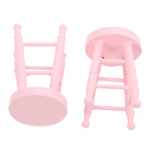 HEALSOPTHY Dollhouse Möbel Runde Hohe Beine Robust Für Puppenhaus Micro Szene Basteln Zubehör Rosa HEALSOPTHY Dollhouse Möbel Runde Hohe Beine Robust Für Puppenhaus Micro Szene Basteln Zubehör Rosa von HEALSOPTHY