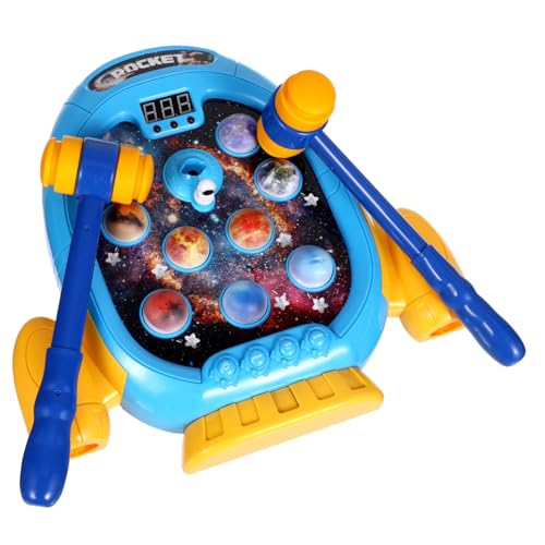 HEALSOPTHY Elektronisches Weltraum Whack Toy mit Hämmern Interaktives Kinderspielzeug mit Musik Pädagogisches Klopfspiel für Kleinkinder Rhythmus und Koordination HEALSOPTHY Elektronisches Weltraum Whack Toy mit Hämmern Interaktives Kinderspielzeug mit Musik Pädagogisches Klopfspiel für Kleinkinder Rhythmus und Koordination von HEALSOPTHY