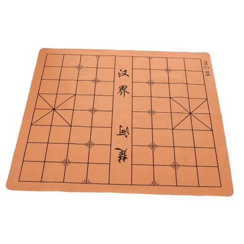 HEALSOPTHY Faltschachbrett Doppelseitig aus PU Leder Faltbare Xiangqi und Go Spielmatte Leichtes Tragbares Schachbrett für Studenten und Erwachsene Multifunktionales Brettspielzubehör HEALSOPTHY Faltschachbrett Doppelseitig aus PU Leder Faltbare Xiangqi und Go Spielmatte Leichtes Tragbares Schachbrett für Studenten und Erwachsene Multifunktionales Brettspielzubehör von HEALSOPTHY