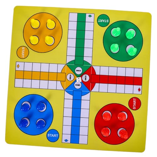 HEALSOPTHY Flying Chess Mat Tragbar Leicht Wiederverwendbar Kreatives Flugspiel für Party Treffen Feiertage Kompaktes Brettspiel mit Figuren Perfektes HEALSOPTHY Flying Chess Mat Tragbar Leicht Wiederverwendbar Kreatives Flugspiel für Party Treffen Feiertage Kompaktes Brettspiel mit Figuren Perfektes von HEALSOPTHY