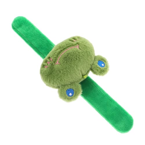 HEALSOPTHY Frosch Schnapp Armband Für Plüsch Tierarmband Gefülltes Slap Armband Lustiges Frosch Design Mitgebsel Für Kindergeburtstage Und Partys Und Kuschelig von HEALSOPTHY