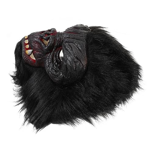 HEALSOPTHY Halloween Gorilla Kopfmaske Einheitsgröße Langlebig und Bequem für Halloween Karneval Maskenbälle Cosplay Kostümpartys Vielseitig Einsetzbar als Partydekoration HEALSOPTHY Halloween Gorilla Kopfmaske Einheitsgröße Langlebig und Bequem für Halloween Karneval Maskenbälle Cosplay Kostümpartys Vielseitig Einsetzbar als Partydekoration von HEALSOPTHY