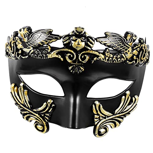 HEALSOPTHY Halloween Halbmaske Warrior Design Ägyptisch Römisch Stil Leichte Horror Maske für Halloween Kostüm Cosplay Wiederverwendbare Party Deko für Erwachsene und Jugendliche HEALSOPTHY Halloween Halbmaske Warrior Design Ägyptisch Römisch Stil Leichte Horror Maske für Halloween Kostüm Cosplay Wiederverwendbare Party Deko für Erwachsene und Jugendliche von HEALSOPTHY