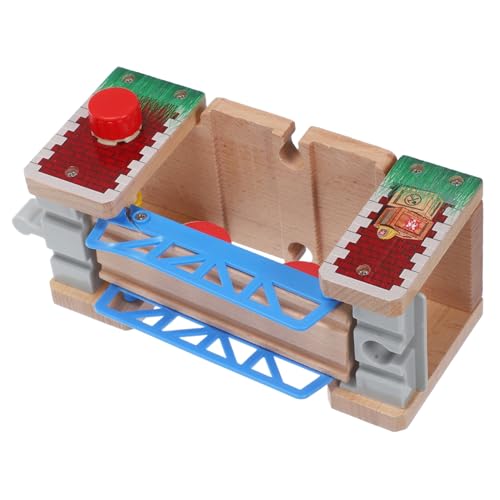 HEALSOPTHY Holz Eisenbahn Hebebrücke für Kompatibel mit Holzeisenbahn Zubehör Fördert Kreativität und Feinmotorik für Interaktive Szenarien HEALSOPTHY Holz Eisenbahn Hebebrücke für Kompatibel mit Holzeisenbahn Zubehör Fördert Kreativität und Feinmotorik für Interaktive Szenarien von HEALSOPTHY