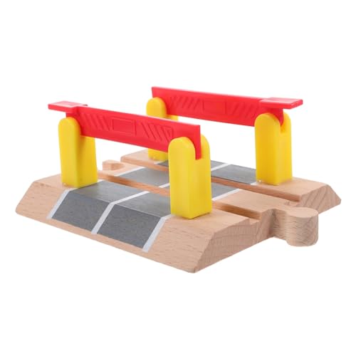 HEALSOPTHY Holz Eisenbahn Zubehör Zug Schienen Absperrung Modellspielzeug Robust Sicher Pädagogisch Fördernd für Ab Jahren HEALSOPTHY Holz Eisenbahn Zubehör Zug Schienen Absperrung Modellspielzeug Robust Sicher Pädagogisch Fördernd für Ab Jahren von HEALSOPTHY