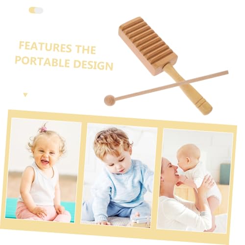 HEALSOPTHY Holz Guiro Percussion Instrument für Edukatives Musikinstrument Motorik und Kreativität Handlich für Junge Mädchen und Kleinkinder HEALSOPTHY Holz Guiro Percussion Instrument für Edukatives Musikinstrument Motorik und Kreativität Handlich für Junge Mädchen und Kleinkinder von HEALSOPTHY