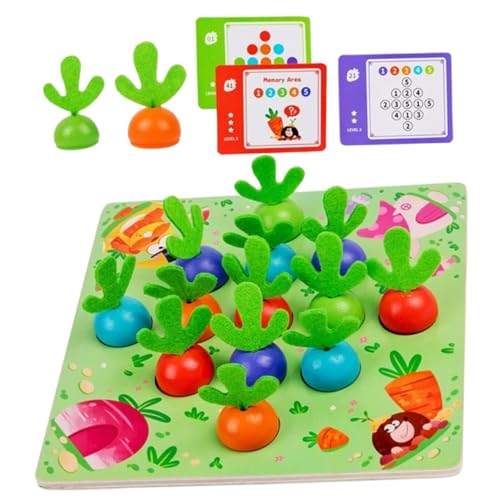 HEALSOPTHY Holz Memory Spiel für Kleinkinder Jahre Buntes brettspiel zur Denkförderung Langlebiges Sicheres Lernspielzeug für Vorschule Tragbares Gedächtnisspiel HEALSOPTHY Holz Memory Spiel für Kleinkinder Jahre Buntes brettspiel zur Denkförderung Langlebiges Sicheres Lernspielzeug für Vorschule Tragbares Gedächtnisspiel von HEALSOPTHY