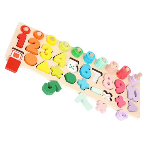 HEALSOPTHY Holz Zahlen Puzzle Montessori Lernspielzeug für Kleinkinder Ab Jahr Formensortierer und Farbige Zahlenbausteine zur Kognitiver Fähigkeiten und Logischem Denken HEALSOPTHY Holz Zahlen Puzzle Montessori Lernspielzeug für Kleinkinder Ab Jahr Formensortierer und Farbige Zahlenbausteine zur Kognitiver Fähigkeiten und Logischem Denken von HEALSOPTHY