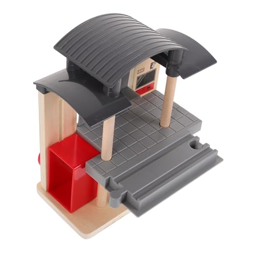 HEALSOPTHY Holzeisenbahn Zubehör Kinderbahn Station aus Holz Zugschienen Verbinder für Feinmotorik Kognitive Entwicklung Sicherer Holzbau Interaktives Spiel für Jungen und Mädchen HEALSOPTHY Holzeisenbahn Zubehör Kinderbahn Station aus Holz Zugschienen Verbinder für Feinmotorik Kognitive Entwicklung Sicherer Holzbau Interaktives Spiel für Jungen und Mädchen von HEALSOPTHY