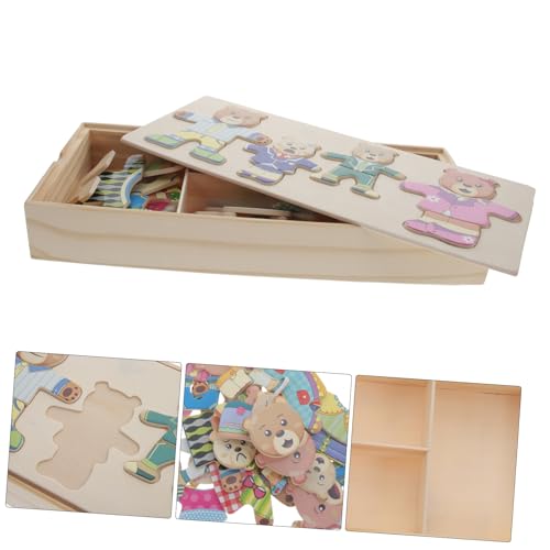 HEALSOPTHY Holzpuzzle Tiermotiv Kuscheltier Ankleidepuzzle Holzspielzeug Lernspielzeug Hand Auge Koordination und Kreativität für Jungen und Mädchen HEALSOPTHY Holzpuzzle Tiermotiv Kuscheltier Ankleidepuzzle Holzspielzeug Lernspielzeug Hand Auge Koordination und Kreativität für Jungen und Mädchen von HEALSOPTHY
