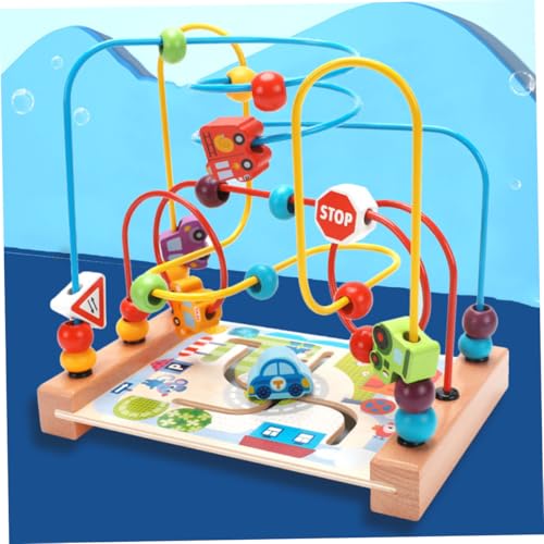HEALSOPTHY Holzspielzeug Beaded Maze Lernspielzeug für Pädagogisch Ocean Beads Toy mit Verstärktem Boden Fördert Hand Auge koordination und Kreativität für Geburtstagsgeschenk und HEALSOPTHY Holzspielzeug Beaded Maze Lernspielzeug für Pädagogisch Ocean Beads Toy mit Verstärktem Boden Fördert Hand Auge koordination und Kreativität für Geburtstagsgeschenk und von HEALSOPTHY