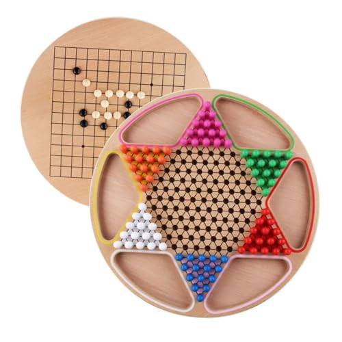 HEALSOPTHY Holzspielzeug Chinesisches Brettspiel Gobang und Draughts Lernspiel für Familien Robustes Holzmaterial Fördert Logisches Denken und Hand Auge Koordination Vielseitiges HEALSOPTHY Holzspielzeug Chinesisches Brettspiel Gobang und Draughts Lernspiel für Familien Robustes Holzmaterial Fördert Logisches Denken und Hand Auge Koordination Vielseitiges von HEALSOPTHY