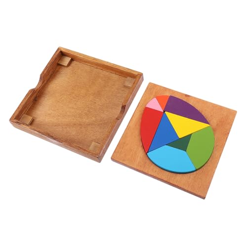 HEALSOPTHY Holzspielzeug Tangram Eierförmiges Puzzle Lernspiel für Buntes Gehirntrainingsspiel Montessori Frühförderung Form und Farberkennung HEALSOPTHY Holzspielzeug Tangram Eierförmiges Puzzle Lernspiel für Buntes Gehirntrainingsspiel Montessori Frühförderung Form und Farberkennung von HEALSOPTHY