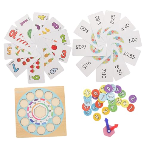 HEALSOPTHY Holzspielzeug Zahlenuhr Lernspielzeug für Kleinkinder Montessori Zahlenverständnis Fördert Vorstellungskraft und Mathematische Fähigkeiten Frühkindlichen HEALSOPTHY Holzspielzeug Zahlenuhr Lernspielzeug für Kleinkinder Montessori Zahlenverständnis Fördert Vorstellungskraft und Mathematische Fähigkeiten Frühkindlichen von HEALSOPTHY