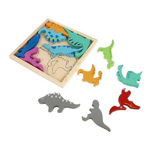 HEALSOPTHY Interaktives Holzpuzzle Dinosaurier Lernspielzeug Steckspielzeug für Kleinkinder zur Feinmotorik Konzentration und Kognitiver Fähigkeiten HEALSOPTHY Interaktives Holzpuzzle Dinosaurier Lernspielzeug Steckspielzeug für Kleinkinder zur Feinmotorik Konzentration und Kognitiver Fähigkeiten von HEALSOPTHY