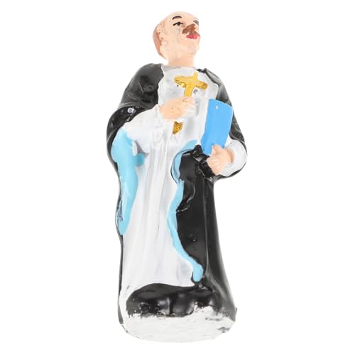 HEALSOPTHY Jesus Sandtisch Modell Dekorative Statue Priester Für Sandtisch Sandtisch Mini Priester Modell Zarte Priester Skulptur Büro Statue Dekoration Heimdekor von HEALSOPTHY