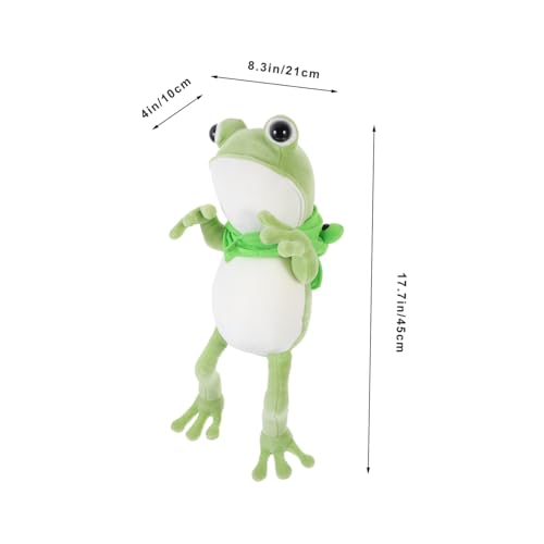 HEALSOPTHY Kuscheliges Plüsch Frosch Kuscheltier Weiches Stofftier für Zuhause Flauschige Plüschfigur als Geschenk und Wohnaccessoire für Erwachsene HEALSOPTHY Kuscheliges Plüsch Frosch Kuscheltier Weiches Stofftier für Zuhause Flauschige Plüschfigur als Geschenk und Wohnaccessoire für Erwachsene von HEALSOPTHY