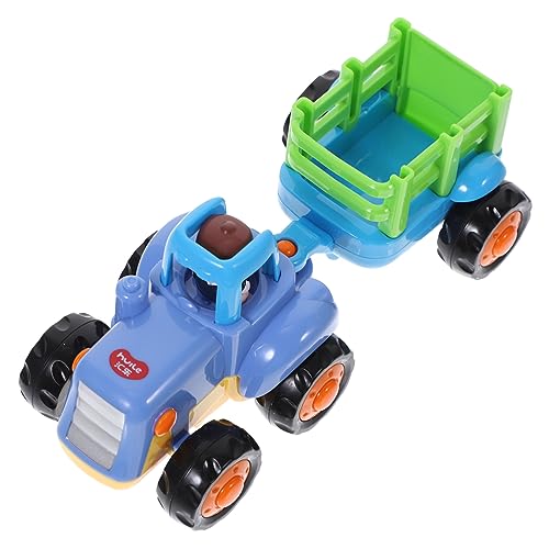 HEALSOPTHY Lernspielzeug für kindertraktoren Tractor for spielzeugwagen kinderspielzeuge gieskanne kinderspielzeug spielsachen tretttraktor Auto Set Blue von HEALSOPTHY