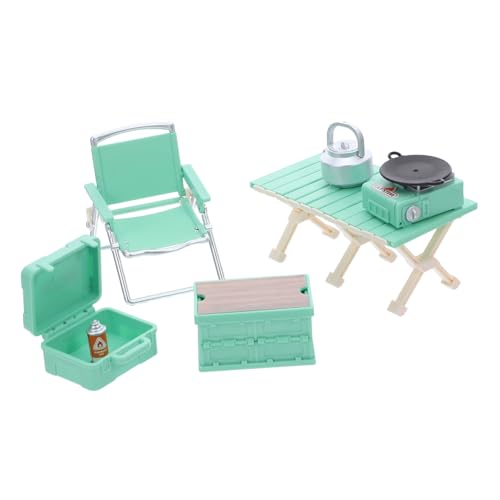 HEALSOPTHY Miniatur Camping Spielset für Faltbarem Tisch Stühlen Grillofen und Küchenzubehör aus Robustem Wetterfest für Indoor und Outdoor Abenteuer Fördert Selbstständiges und Soziale HEALSOPTHY Miniatur Camping Spielset für Faltbarem Tisch Stühlen Grillofen und Küchenzubehör aus Robustem Wetterfest für Indoor und Outdoor Abenteuer Fördert Selbstständiges und Soziale von HEALSOPTHY