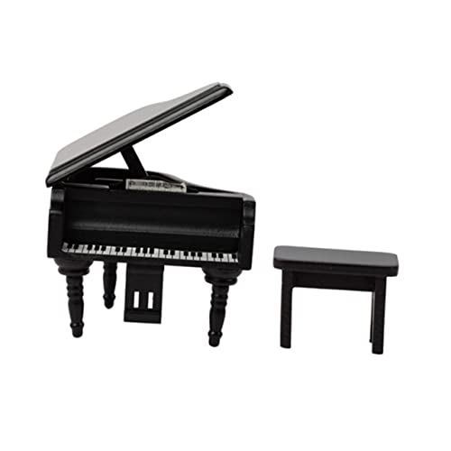 HEALSOPTHY Miniatur Puppenhaus Klavier Modell aus Holz Miniatur Piano Dekoration Langlebiges Mini Piano Ornament für Puppenhaus und Landschaftsszenen Schwarzes Mini Klavier für Sammler und HEALSOPTHY Miniatur Puppenhaus Klavier Modell aus Holz Miniatur Piano Dekoration Langlebiges Mini Piano Ornament für Puppenhaus und Landschaftsszenen Schwarzes Mini Klavier für Sammler und von HEALSOPTHY