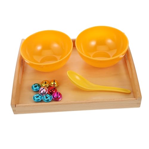 HEALSOPTHY Montessori Bunte Kleine Glocken Löffelspielzeug aus Holz mit Tablett Sicheres Kindergarten Lernspielzeug zur Motorischer Fähigkeiten und Kognitiver Entwicklung für Zufällige Farbe HEALSOPTHY Montessori Bunte Kleine Glocken Löffelspielzeug aus Holz mit Tablett Sicheres Kindergarten Lernspielzeug zur Motorischer Fähigkeiten und Kognitiver Entwicklung für Zufällige Farbe von HEALSOPTHY