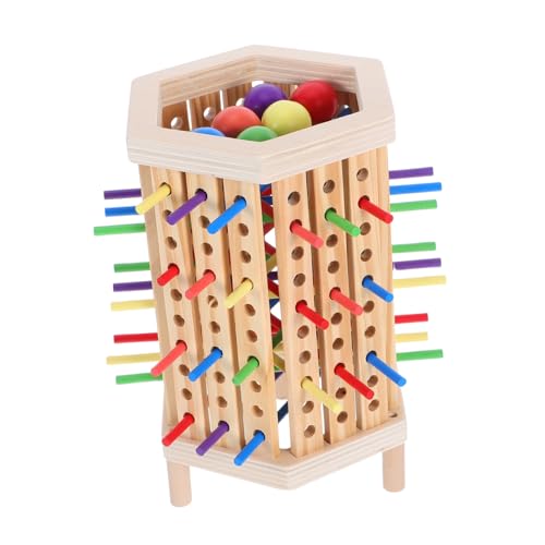 HEALSOPTHY Montessori Holz Brettspiel aus Naturholz Bunte Stäbe Pädagogisches Stapelspiel Fördert Feinmotorik Farbenerkennung Für Kleinkinder Jungen Mädchen HEALSOPTHY Montessori Holz Brettspiel aus Naturholz Bunte Stäbe Pädagogisches Stapelspiel Fördert Feinmotorik Farbenerkennung Für Kleinkinder Jungen Mädchen von HEALSOPTHY