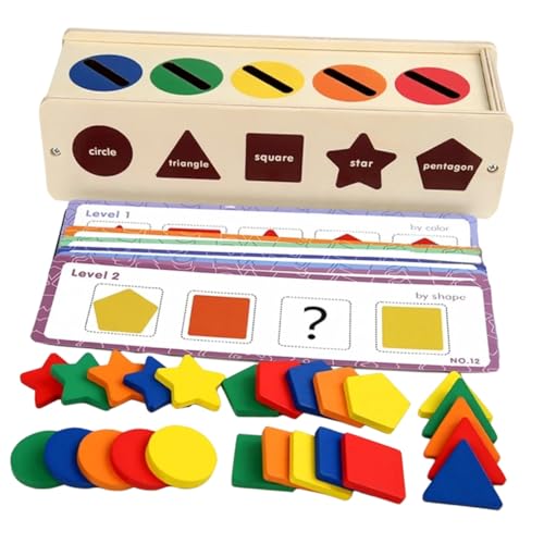 HEALSOPTHY Montessori Holzspielzeug Formensortierer Bunt Motorikfördernd Sicher Robust Pädagogisch Ab Jahr zur Hand Auge koordination und Farberkennung HEALSOPTHY Montessori Holzspielzeug Formensortierer Bunt Motorikfördernd Sicher Robust Pädagogisch Ab Jahr zur Hand Auge koordination und Farberkennung von HEALSOPTHY