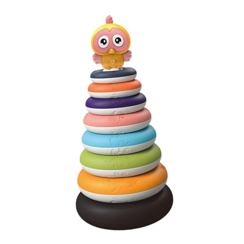 HEALSOPTHY Montessori Stapelturm Ab Jahr Pädagogisches Regenbogen Ring Lernspielzeug mit Robustem Kindersicherem Material zur Farberkennung und Sensorischen für Kleinkinder HEALSOPTHY Montessori Stapelturm Ab Jahr Pädagogisches Regenbogen Ring Lernspielzeug mit Robustem Kindersicherem Material zur Farberkennung und Sensorischen für Kleinkinder von HEALSOPTHY