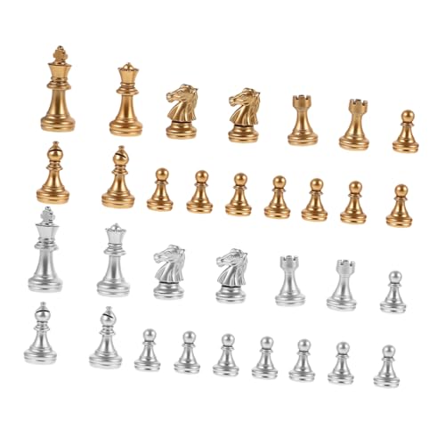 HEALSOPTHY Plastik Schachfiguren Klein Wiederverwendbar International Schach Ersatzteile Leicht Handlich für Brettspiel Lehrzwecke Kreativ Gestaltet Kompakt Transportabel HEALSOPTHY Plastik Schachfiguren Klein Wiederverwendbar International Schach Ersatzteile Leicht Handlich für Brettspiel Lehrzwecke Kreativ Gestaltet Kompakt Transportabel von HEALSOPTHY