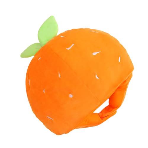 HEALSOPTHY Plüsch Orange Kostümhut aus Weichem Material Lustiger Partyhut und Fotorequisit Wiederverwendbar und Leicht für Karneval Cosplay Feierlichkeiten und Fotoshootings HEALSOPTHY Plüsch Orange Kostümhut aus Weichem Material Lustiger Partyhut und Fotorequisit Wiederverwendbar und Leicht für Karneval Cosplay Feierlichkeiten und Fotoshootings von HEALSOPTHY