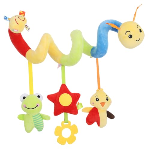 HEALSOPTHY Plüsch krabbeltier Spiralschaukel Babyspielzeug mit Rassel Vielseitig für Kinderwagen Autositz und Laufstall Leicht Tragbar Einfach zu Befestigen Niedliches Cartoon Design zur HEALSOPTHY Plüsch krabbeltier Spiralschaukel Babyspielzeug mit Rassel Vielseitig für Kinderwagen Autositz und Laufstall Leicht Tragbar Einfach zu Befestigen Niedliches Cartoon Design zur von HEALSOPTHY