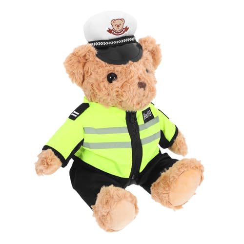 HEALSOPTHY Plüschbär Polizei Kuscheltier Verkehrssicherheits Jungen Mädchen Junge Mädchen HEALSOPTHY Plüschbär Polizei Kuscheltier Verkehrssicherheits Jungen Mädchen Junge Mädchen von HEALSOPTHY