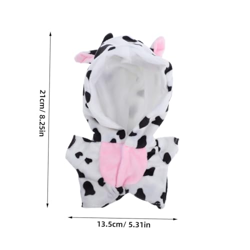HEALSOPTHY Puppenkleidung Kuscheliger Plüsch Kuh Jumpsuit Einteiler Sanft Einfach An Ausziehen Für Verschiedene Anlässe Niedliches Puppenkostüm HEALSOPTHY Puppenkleidung Kuscheliger Plüsch Kuh Jumpsuit Einteiler Sanft Einfach An Ausziehen Für Verschiedene Anlässe Niedliches Puppenkostüm von HEALSOPTHY