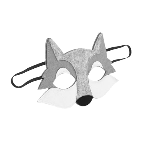 HEALSOPTHY Realistische Filz Wolf Maske Cosplay Tiermaske für Halloween Party Kostüm Gesicht Verkleidung Leicht und Bequem für Maskerade und Tierpartys HEALSOPTHY Realistische Filz Wolf Maske Cosplay Tiermaske für Halloween Party Kostüm Gesicht Verkleidung Leicht und Bequem für Maskerade und Tierpartys von HEALSOPTHY