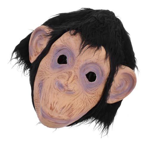 HEALSOPTHY Realistische Halloween Gorilla Maske aus Leichtem und Gruseliges Tierkostüm Zubehör für Party Cosplay und Karneval Bequem Tragbar für Halloween und Kostümfest HEALSOPTHY Realistische Halloween Gorilla Maske aus Leichtem und Gruseliges Tierkostüm Zubehör für Party Cosplay und Karneval Bequem Tragbar für Halloween und Kostümfest von HEALSOPTHY