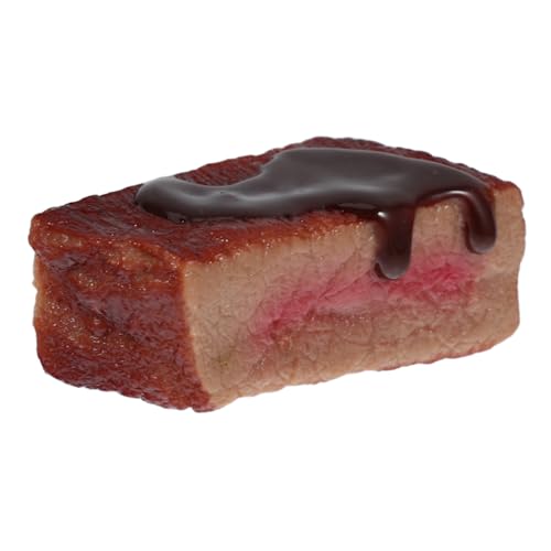 HEALSOPTHY Realistisches Künstliches Steak mit Sauce Detailgetreues Fake Meat Modell für Markt Displays Küchen Dekoration und Fotografie Vielseitiges Deko Accessoire für Puppenhäuser und HEALSOPTHY Realistisches Künstliches Steak mit Sauce Detailgetreues Fake Meat Modell für Markt Displays Küchen Dekoration und Fotografie Vielseitiges Deko Accessoire für Puppenhäuser und von HEALSOPTHY